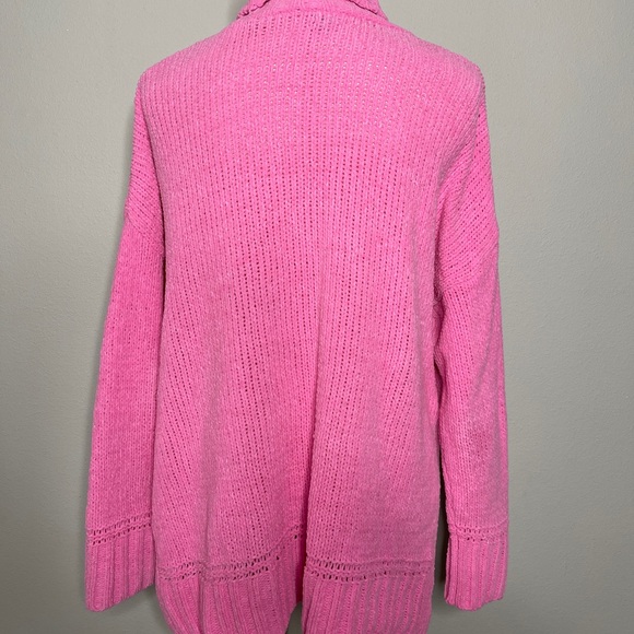 AERIE SUNSET CHENILLE OVERSIZED TURTLENECK SWEATER CHUNKY KNIT - Picture 7 of 13